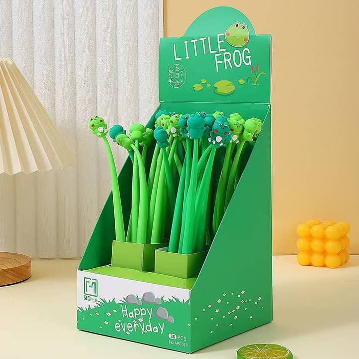 22563 FROG WIGGLE GEL PEN for wholesale by BCmini