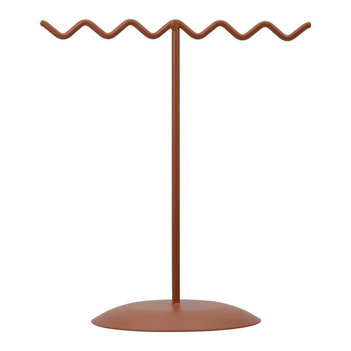 brown grey Jewelry Stand Curly 2-assorted brown; gray H. 15 cm, PU 16 for wholesale on Faire2