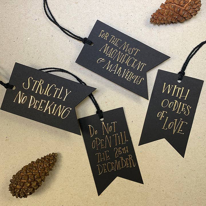 LUXURY CHRISTMAS TAGS for wholesale by IMOGEN OWEN