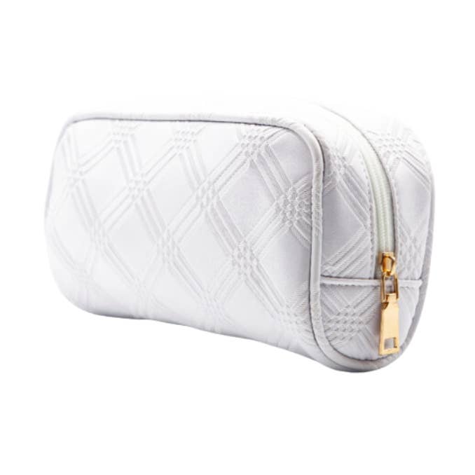 Sacchetto cosmetico in rilievo con motivo a diamante per la vendita all'ingrosso da parte di YOUZEY