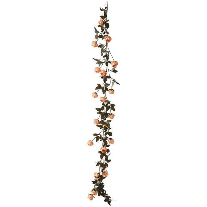 Rustic Reach - Wholesale Artificial Flowers - Artificial Small Peony Flower Vine 65" Long4