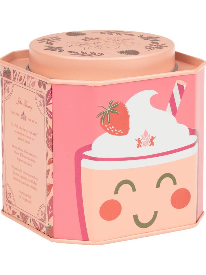 Strawberry Milkshake, Tin of 30 Sachets for wholesale by Harney & Sons Fine Teas