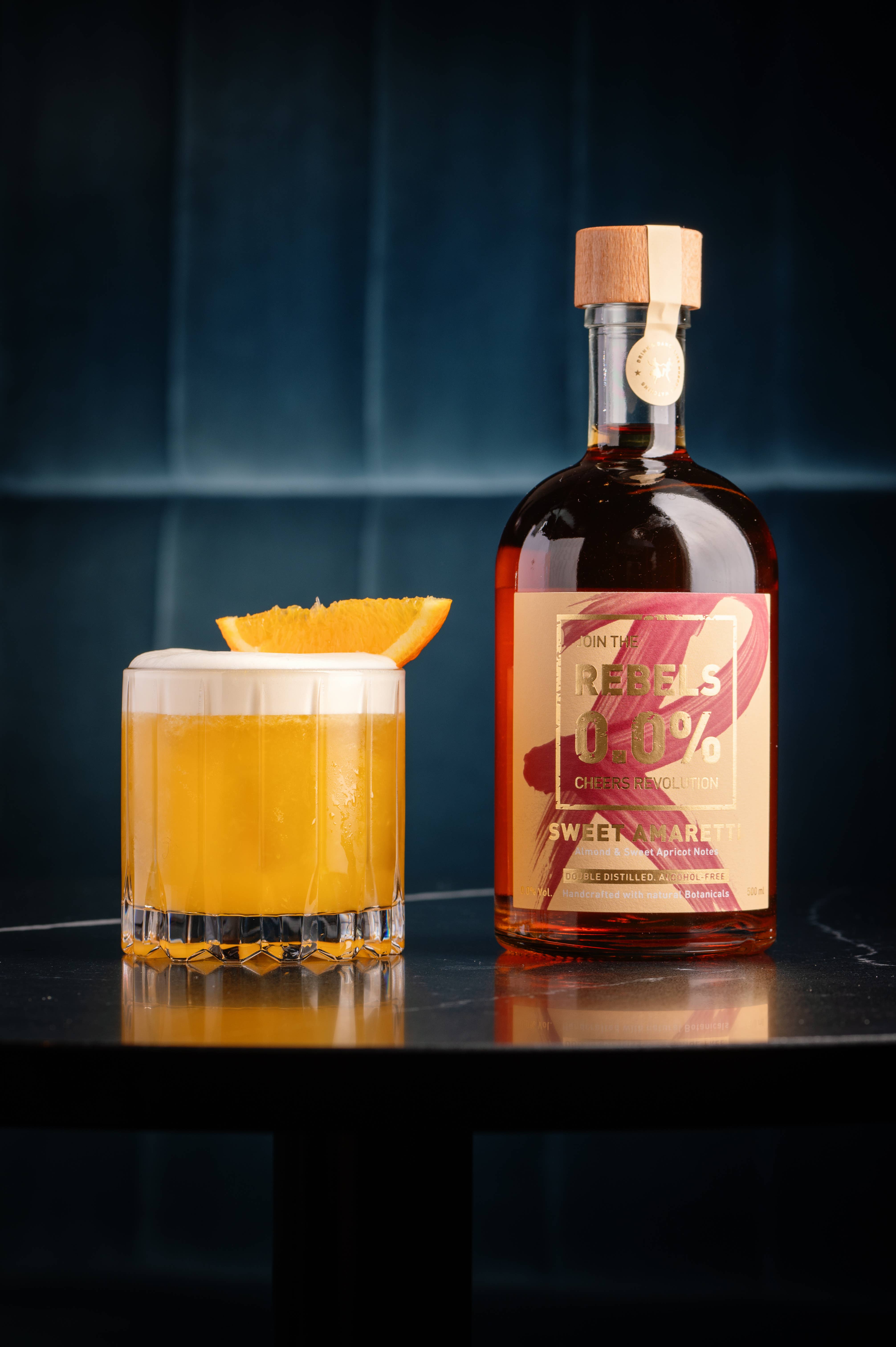 REBELS 0.0% - Wholesale Non-Alcoholic Spirits/Wine/Beer - Sweet Amaretti/alcohol-free amaretto/cocktail/0.0%