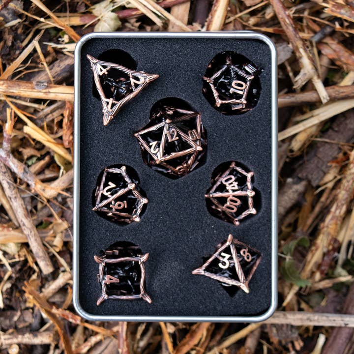 Game Master Dice - Wholesale Dice - Ironwood Hollow Metal Dice Set0