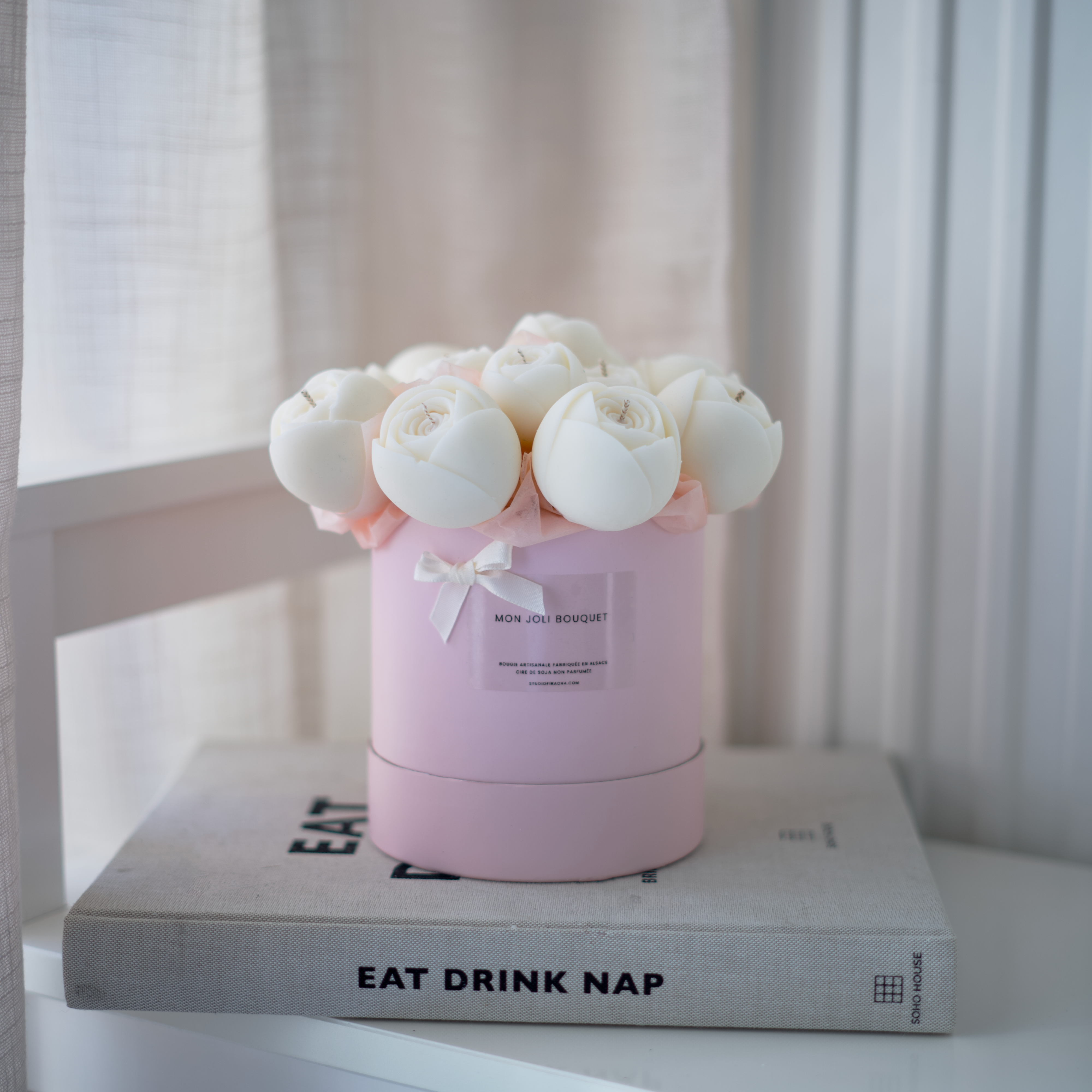 Studio Firaora - Wholesale Novelty Candle - MY PRETTY BOUQUET OF WILD PEONIES - soy wax0