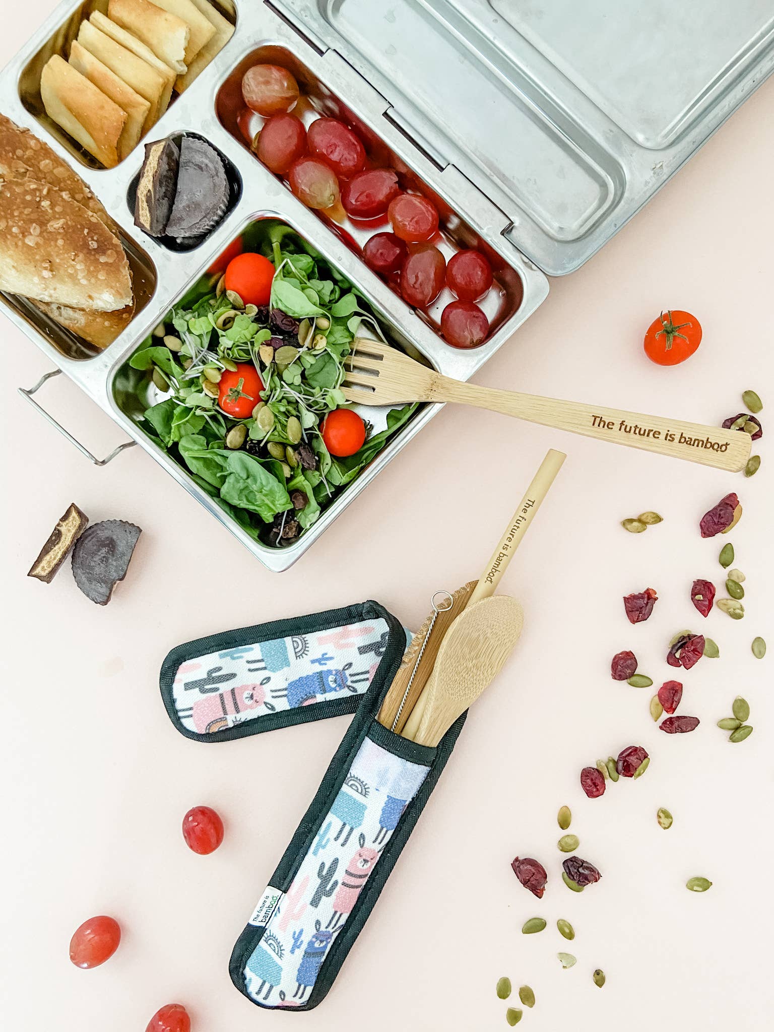 The future is bamboo - Wholesale Assorted Cutlery Set - Zero Waste Utensil Kits8