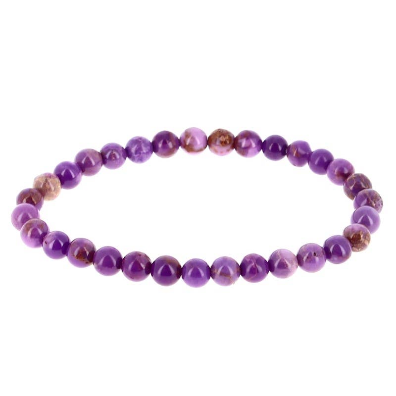 Artisans de Madagascar - Wholesale Beaded Bracelet - 6 mm Phosphosiderite Bead Bracelet0