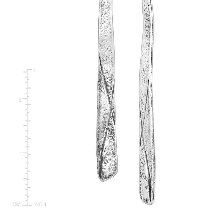 Silpada - Wholesale Dangle Earrings - Silpada 'Stick To It' Vertical Bar Drop Earrings i2