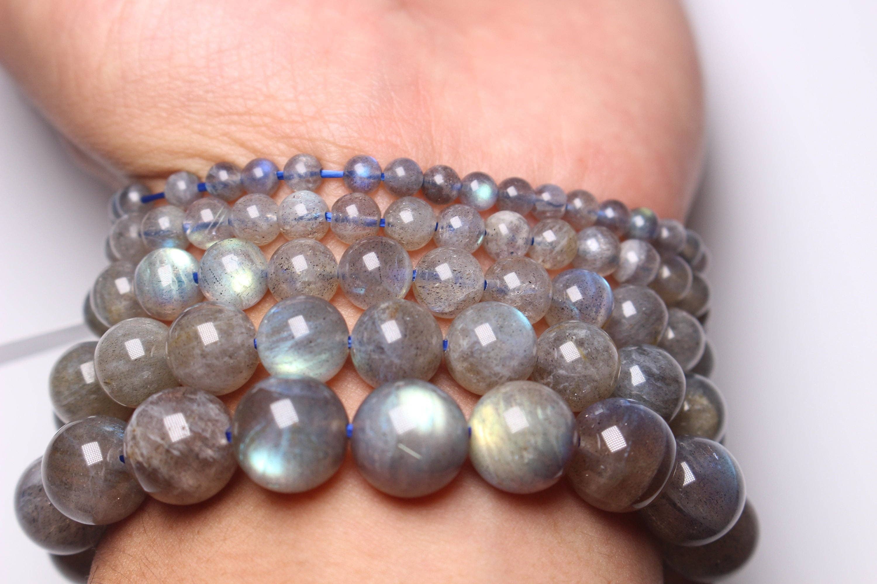 Foliesbijoux - Wholesale Beaded Bracelet - AAA Labradorite bracelet1