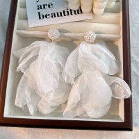 pinkblu02 - Venta al por mayor Pendientes de borla - Pendientes de borla de tela hechos a mano estilo boho para mujer7