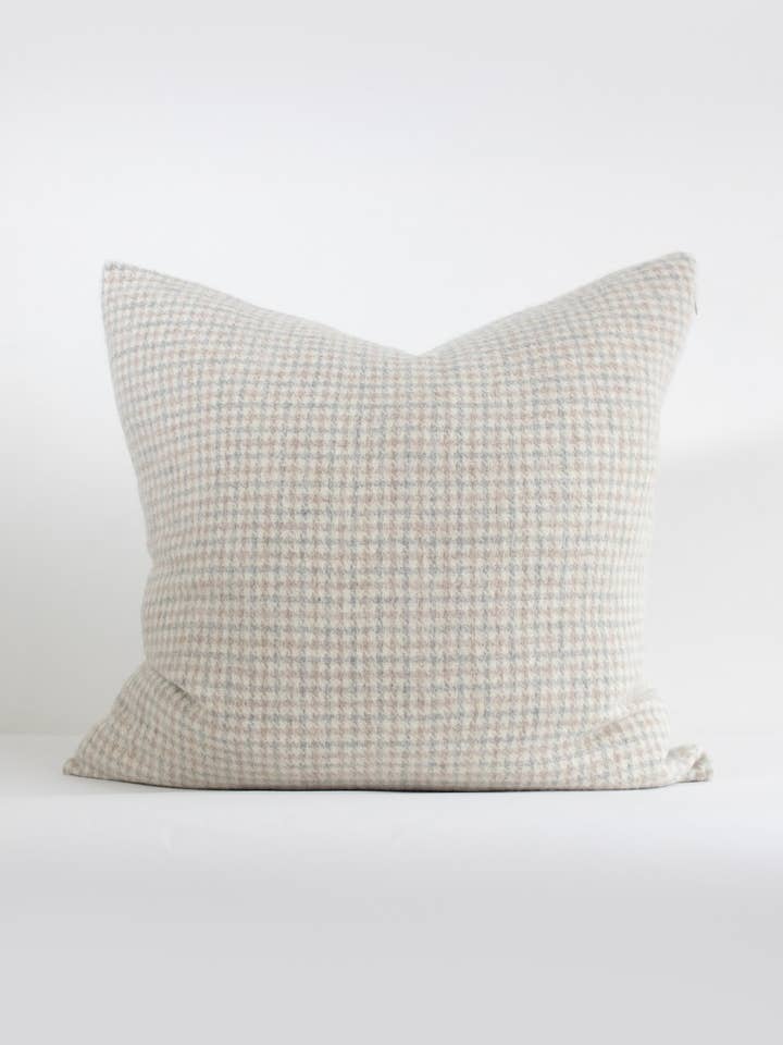 Glencoe Alpaca & Wool Pillow Cover - Available in 2 Colors for wholesale by Linen Way Inc.