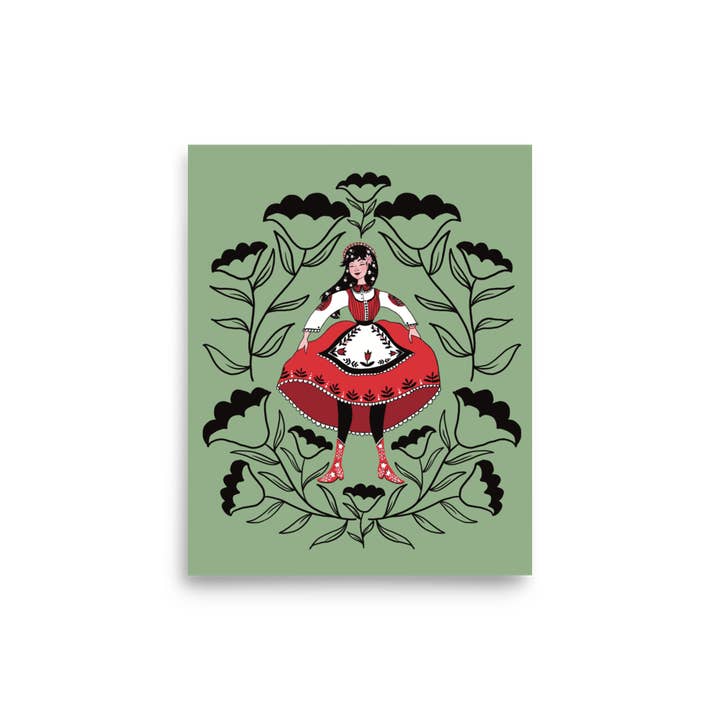 Lawenda Art Print / 8X10 Art / Polish Girls for wholesale by Cactus & Cedar