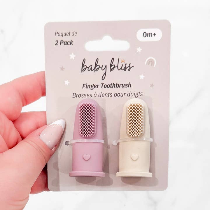 Cepillo de dientes para bebés - Lavanda y Crema para venta al por mayor de Baby Bliss
