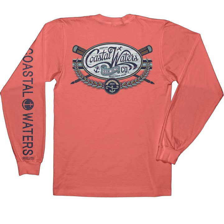 Brew Company Pocket Tee for wholesale by Coastal Waters Supply Company