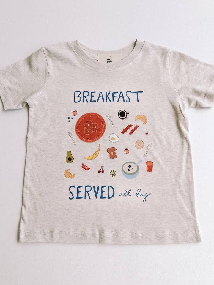 breakfast served all day tee for wholesale by Daffodilly