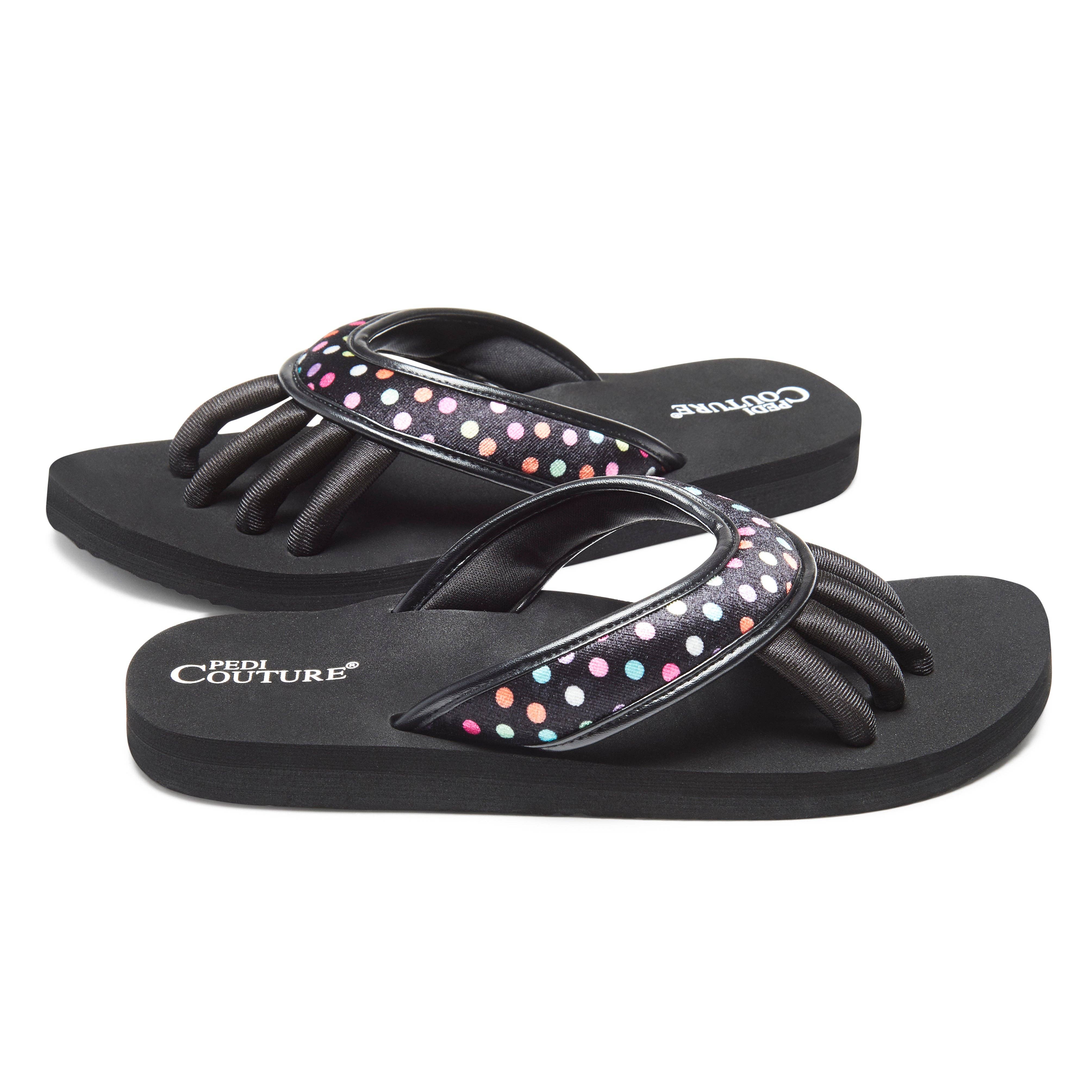 Pedi Couture - Wholesale Sandals - Women's - Polka Dot Toe Separator Sandals5