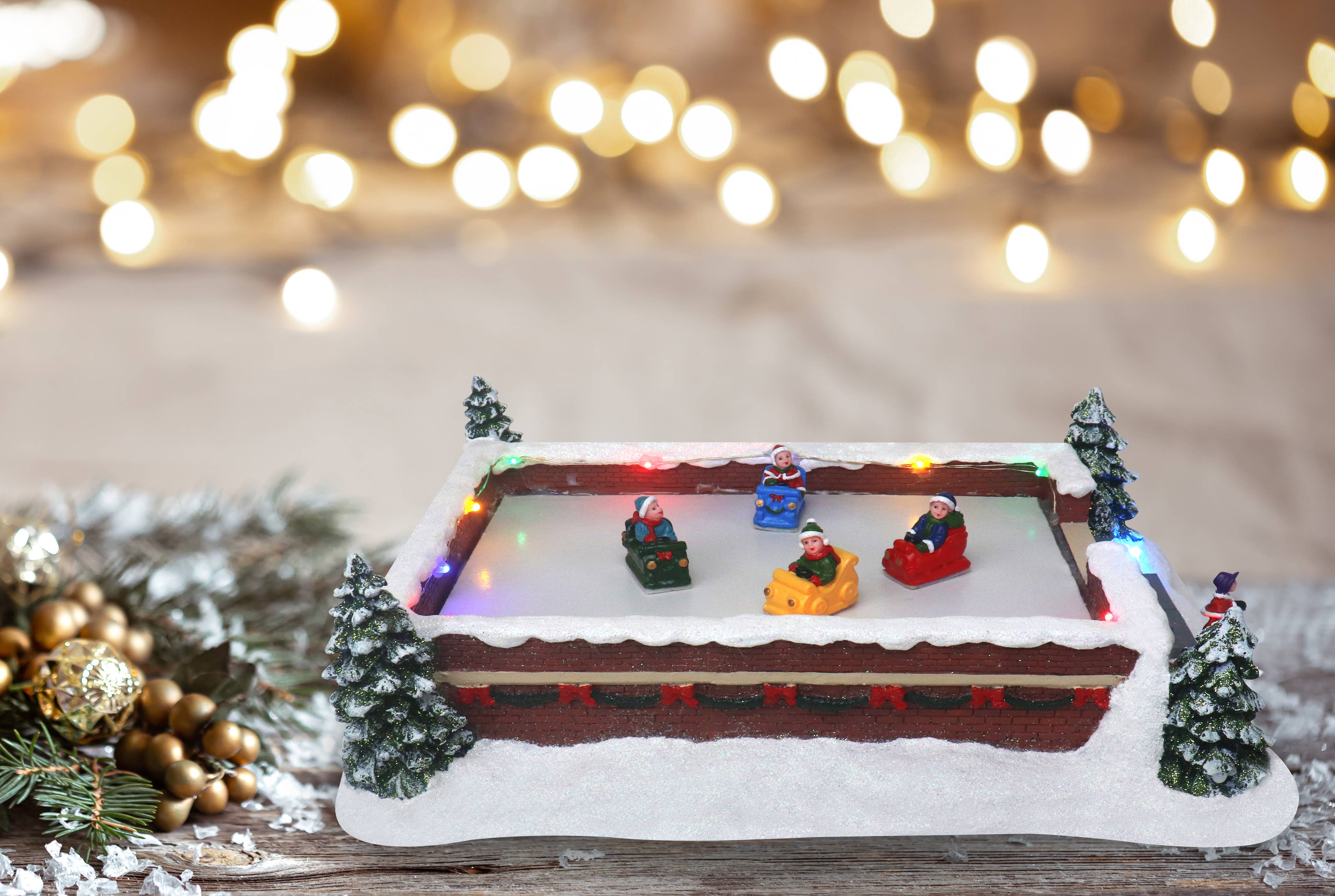 Top Treasures - Wholesale Christmas Decoration - Bumper Cars Christmas Village5