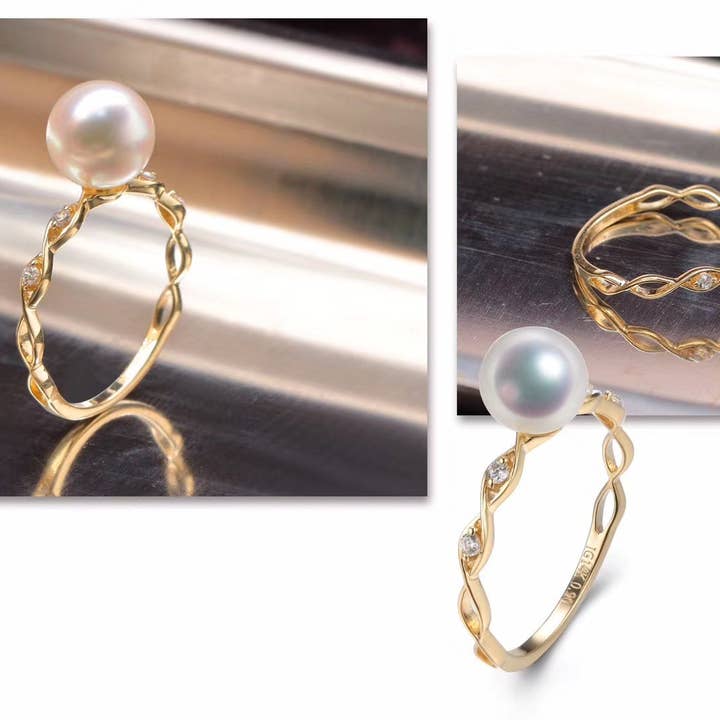 G14K Edison Pearl Ring for wholesale by Timeless Pearl
