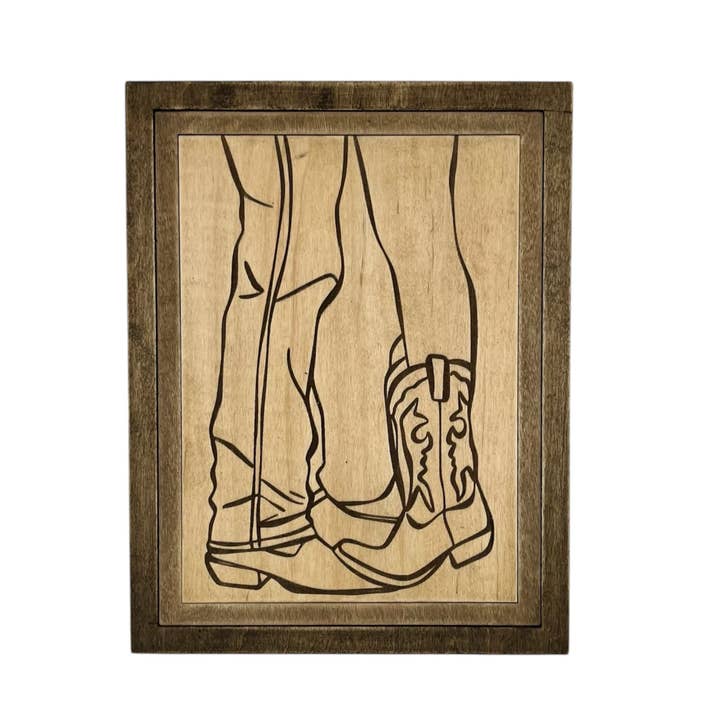 Cowboy Love väggdekoration för wholesale av Merriment Creations