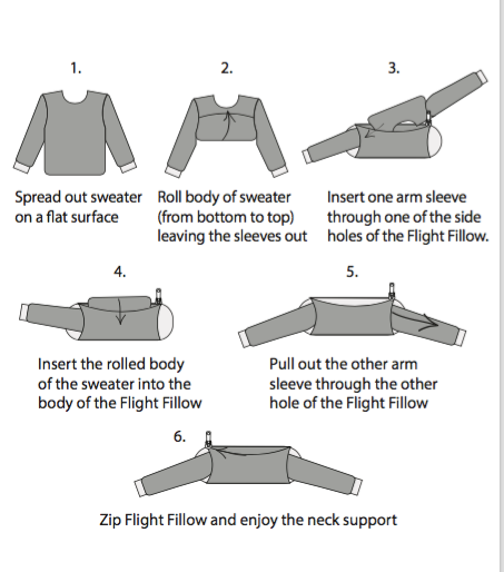 Flight Fillow - Wholesale Travel Pillow - Travel Neck Pillow, Airport Travel Pillow, Travel Gifts9