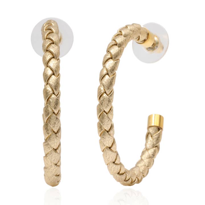 Pendientes de aro trenzados para venta al por mayor de KEVA