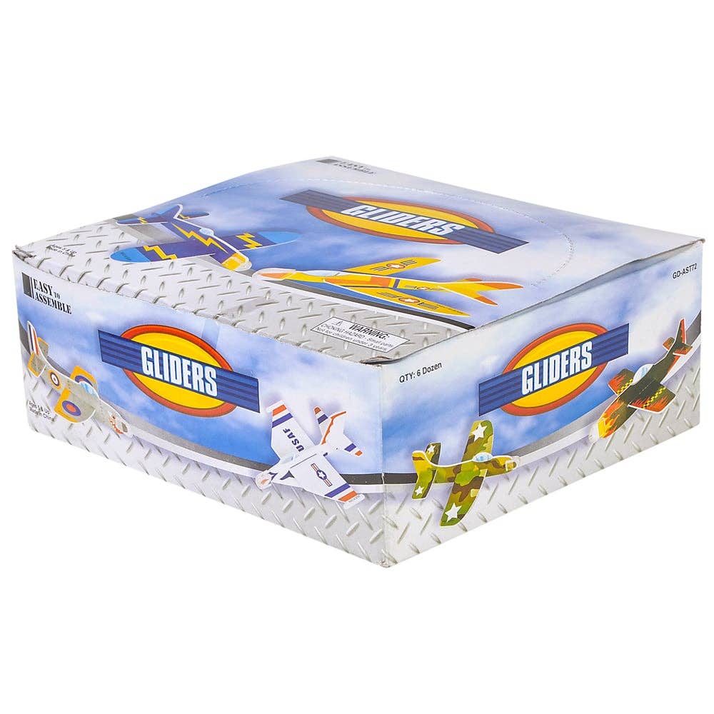 La Luna Bella - Toys - Wholesale Classic Toy - Kids - 72 PC 4" FOAM GLIDER ASSORTMENT LLB kids toys3