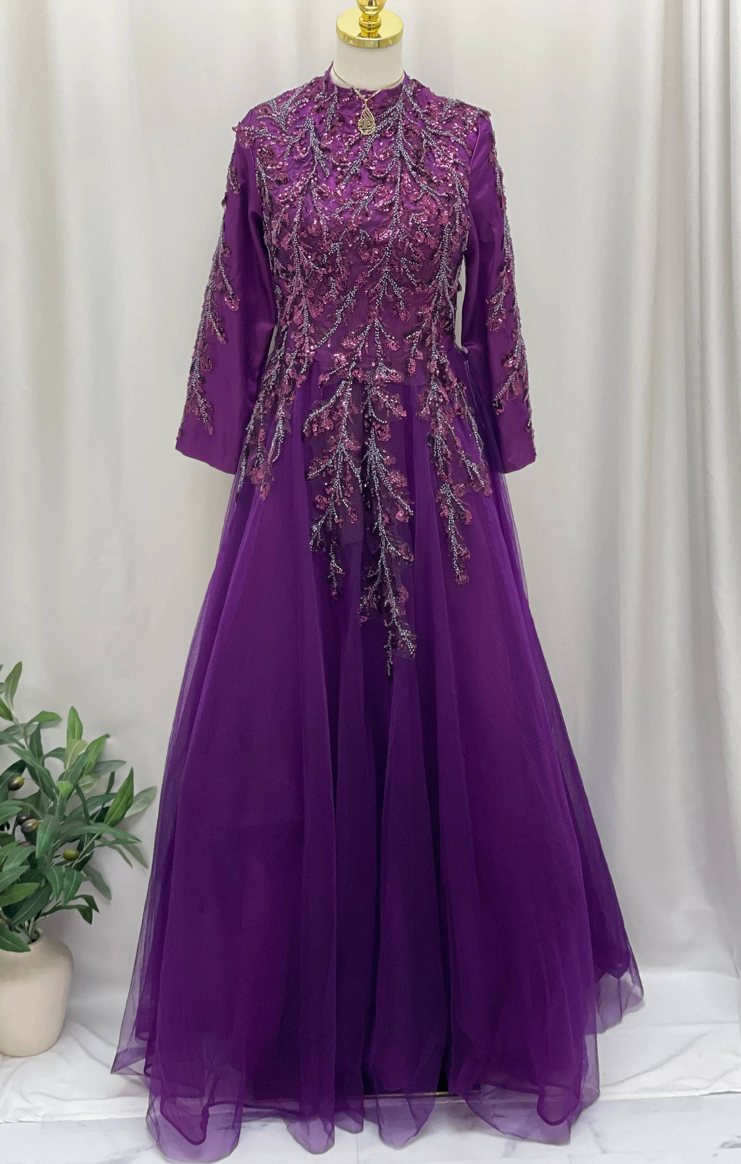 Palestinian Elegance - Wholesale Dress - Women's - Dew Branches Gown8