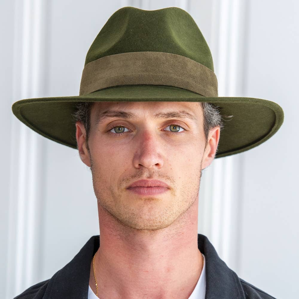 TRAVAUX EN COURS... - Wholesale Fedora - Unisex - WIDE BRIM HAT - leather braid51