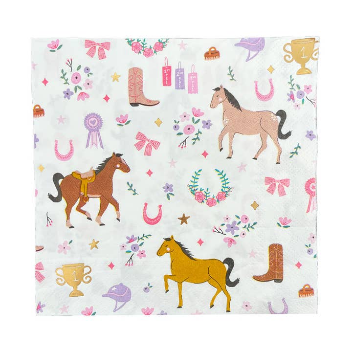Pony Tales Large Napkins for wholesale by Jollity & Co. + Daydream Society