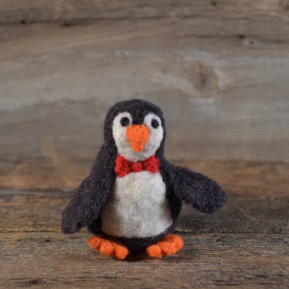 The General Bean - Wholesale Craft sewing kit - Needle Felting Kit- Penguin Ornament- Bird Craft1