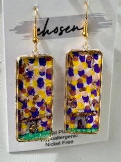 Chosen - Wholesale Dangle Earrings - The Stadium Hand Painted Earring Collection2