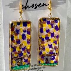 Chosen - Wholesale Dangle Earrings - The Stadium Hand Painted Earring Collection2