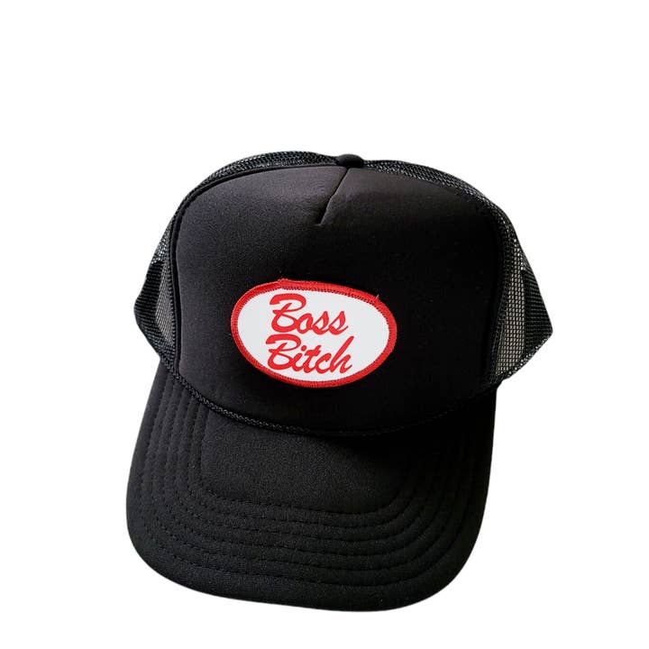 The Candy Collections - Wholesale Trucker Hat - Women's - Boss bitch mechanic patch Trucker Hat cap high sell through