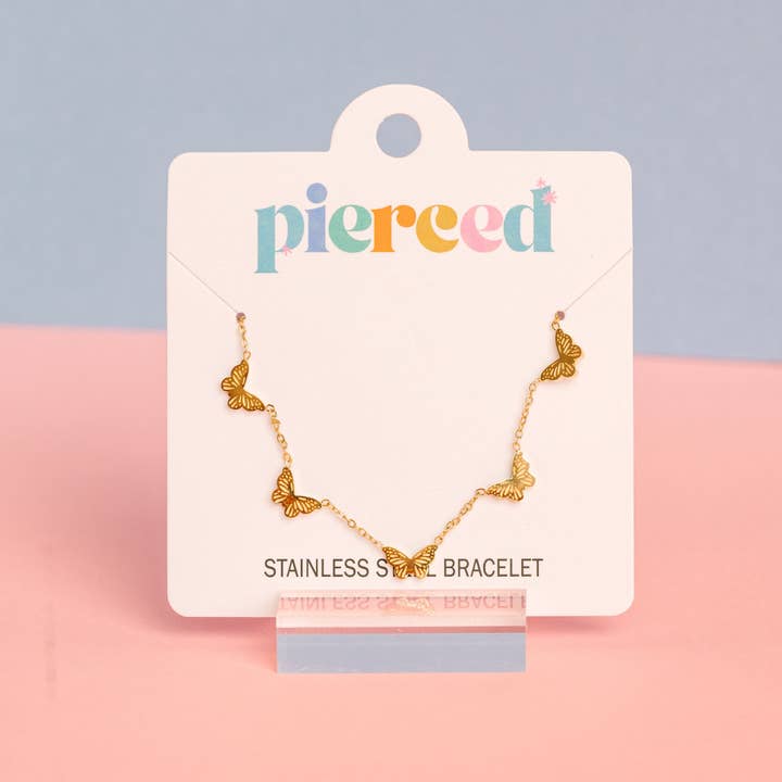 Classic Butterfly Bracelet for wholesale by Pierced Co