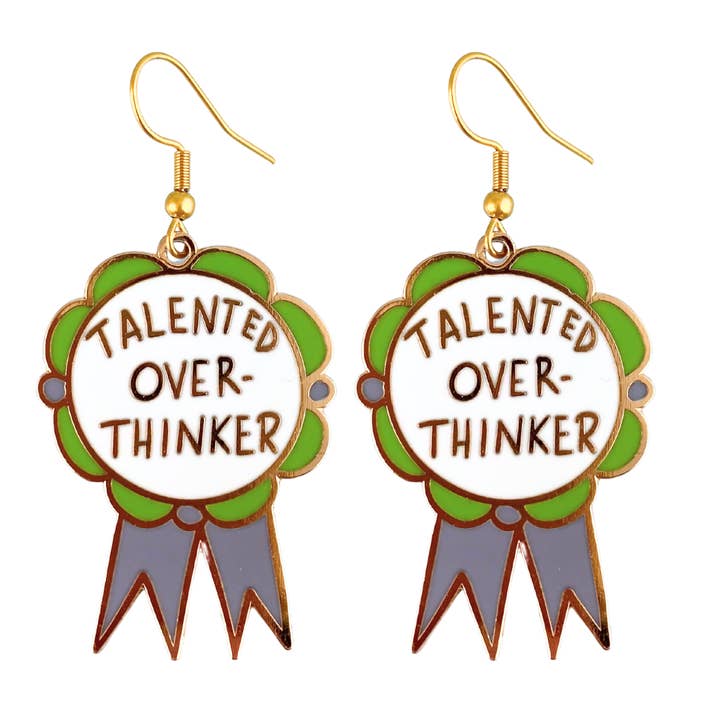 Talented Over-Thinker Earrings for wholesale by Jubly-Umph