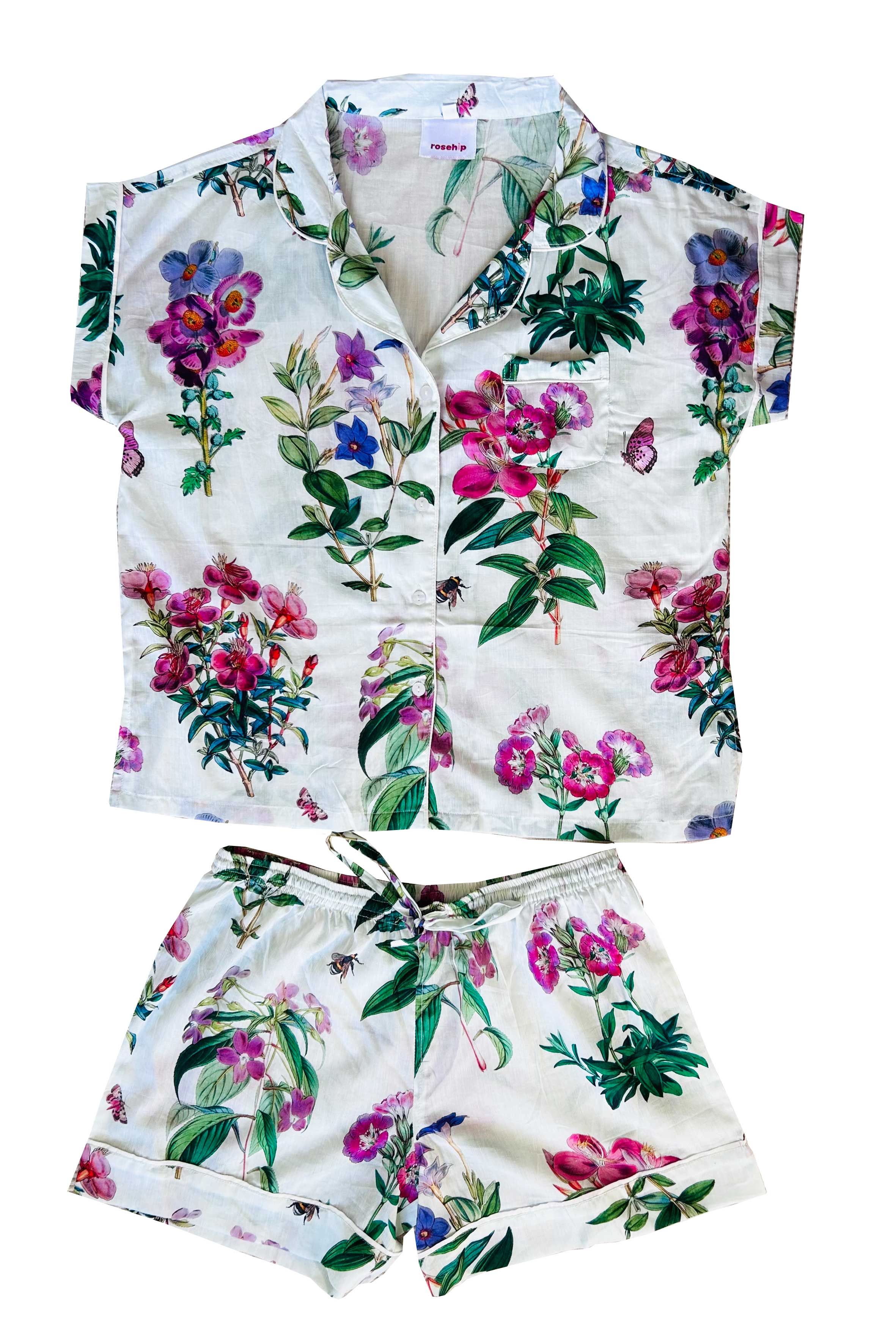 Rosehip Design – wholesale Sleepwear set – Women's – Short Pyjama Set - Mavis2