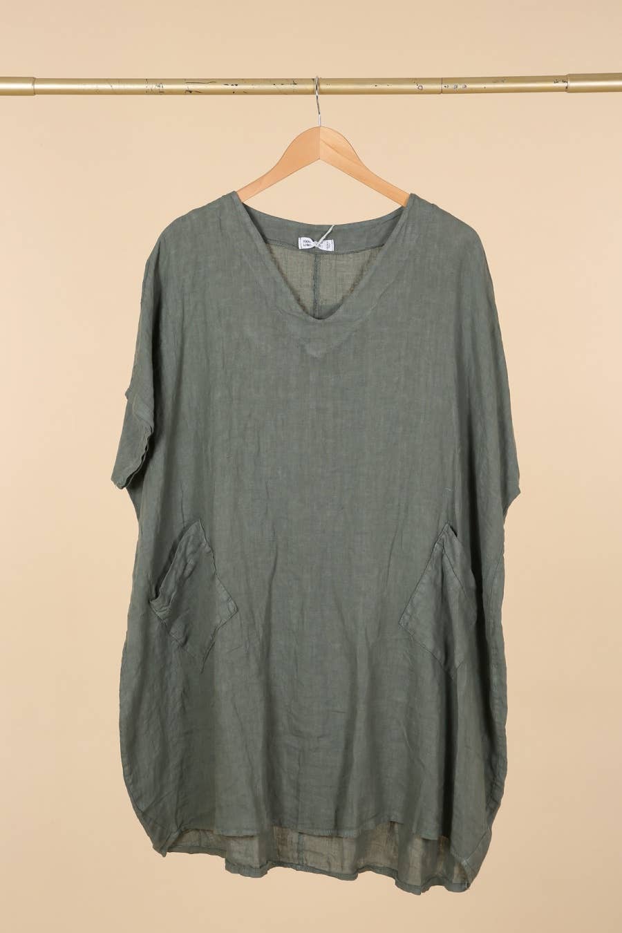 la maison des fibres naturelles - Wholesale Tunic - Women's - Tunic 62804 100% linen made in Italy10