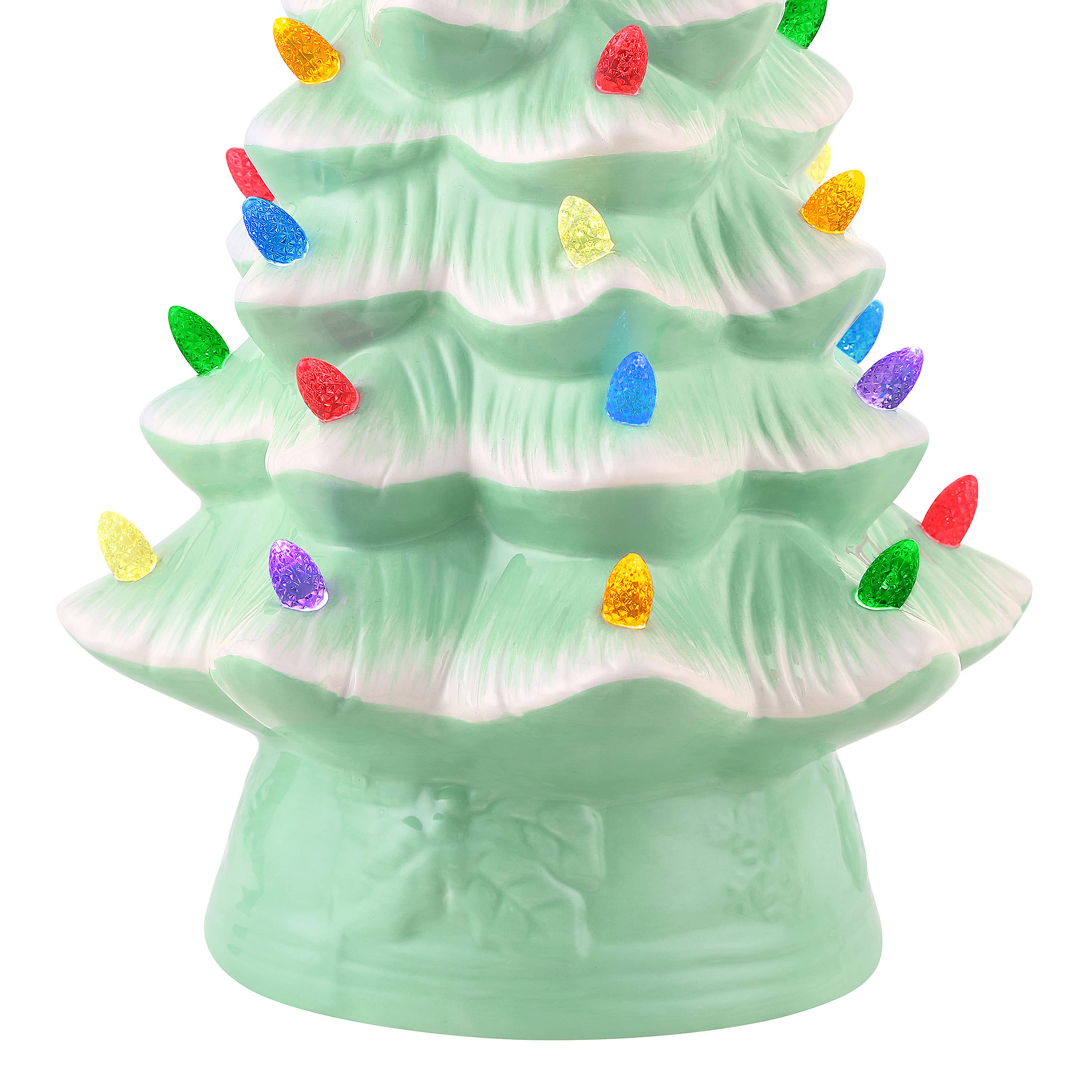 Mr. Christmas - Wholesale Christmas Decoration - 12" Nostalgic Tree - Seafoam4