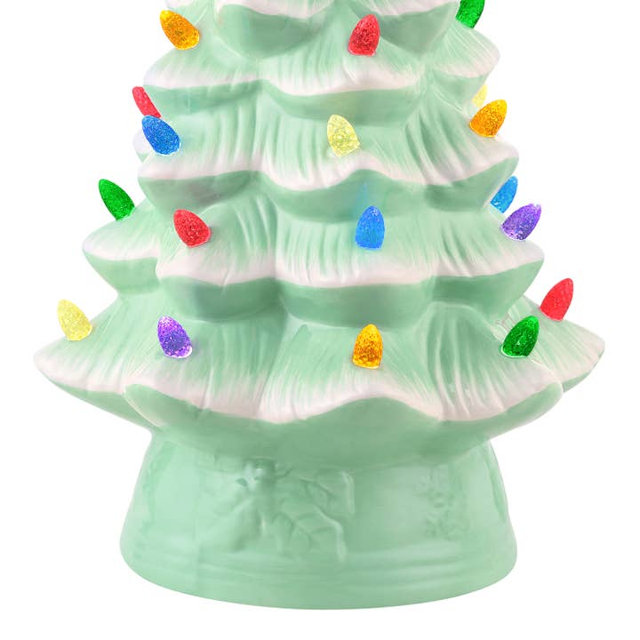 Mr. Christmas - Wholesale Christmas Decoration - 12" Nostalgic Tree - Seafoam4