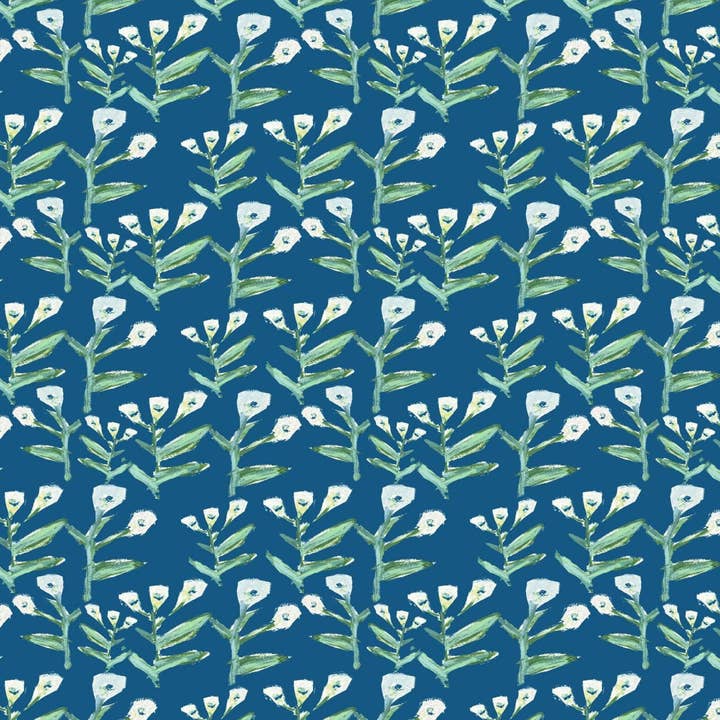 Sydney Wallpaper (Marine) for wholesale by Erin Donahue Tice