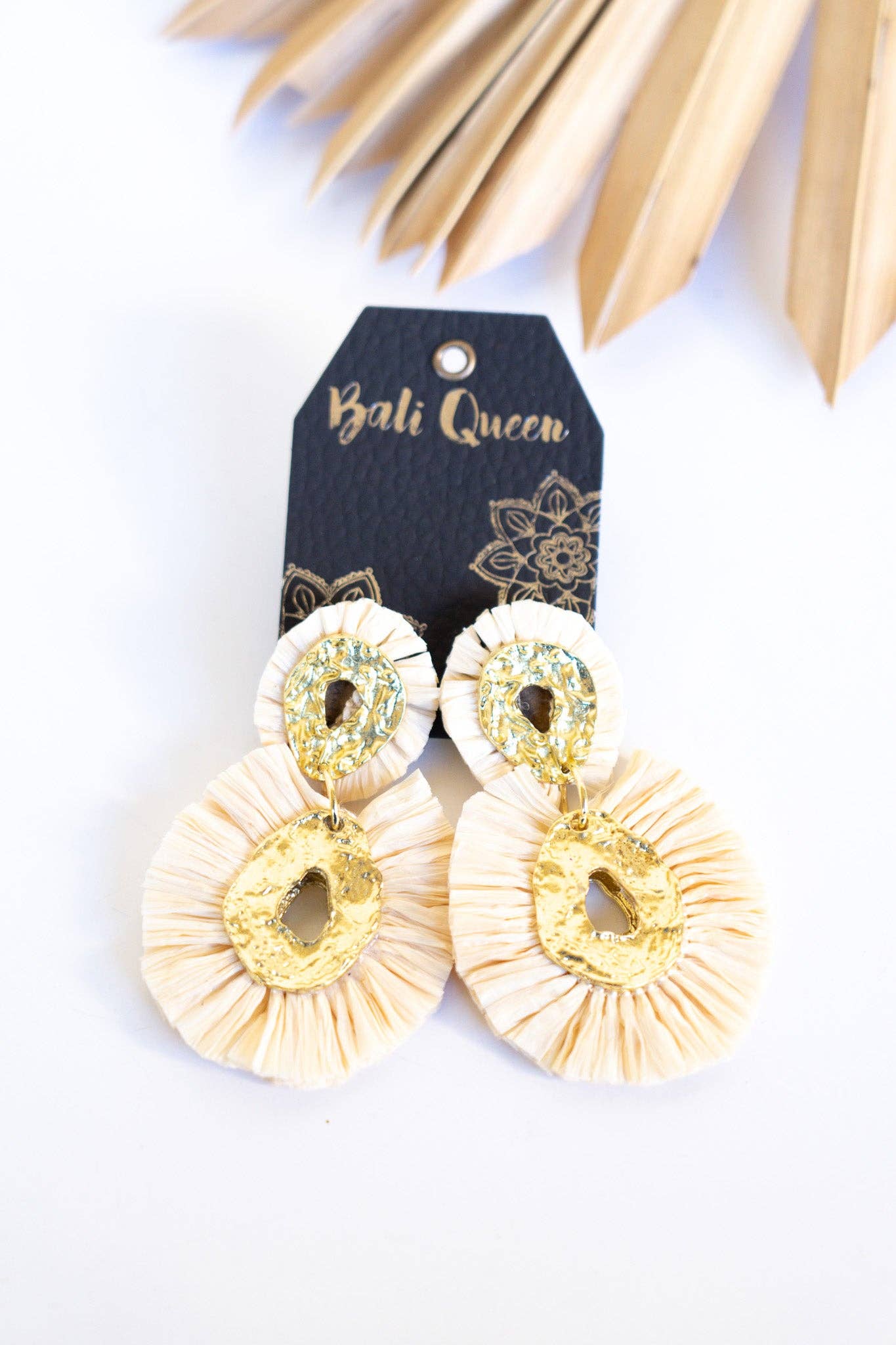 Bali Queen - Wholesale Dangle Earrings - Ra Ra Rattan Earring3
