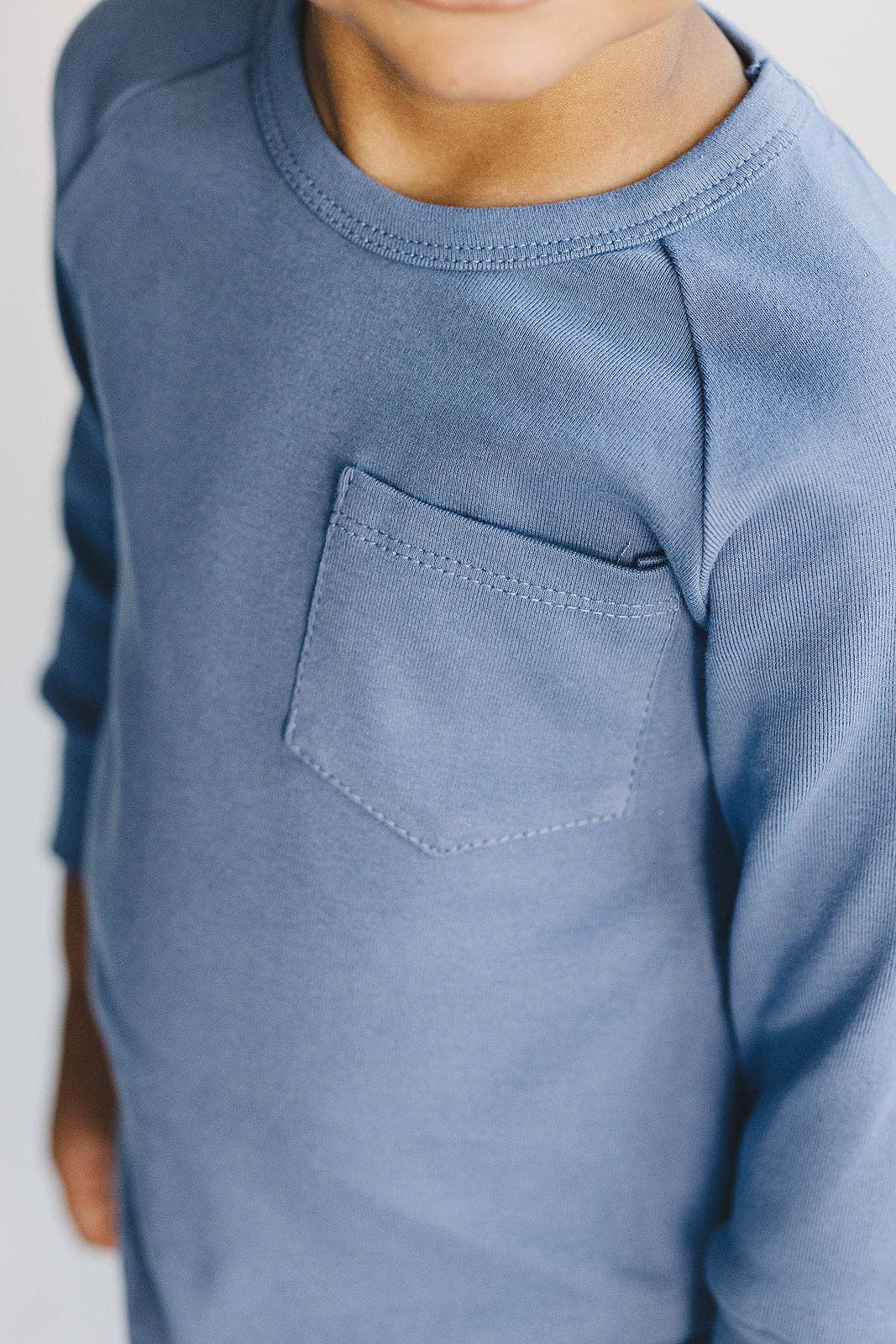 Lucky Panda Kids - Venta al por mayor Conjuntos de ropa cómoda - Niños - Conjunto de descanso | Azul océano16