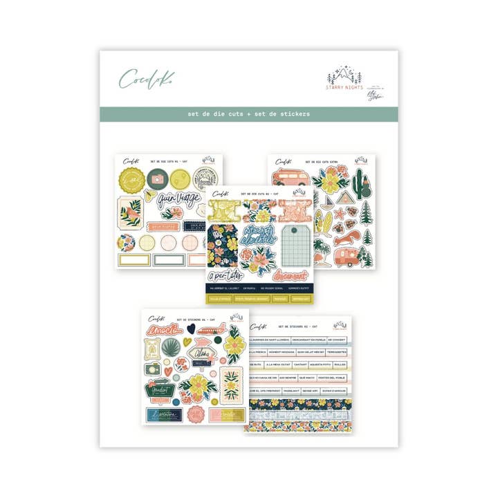 Cocoloko - Wholesale Scrapbook - STARRY NIGHTS Ornament Pack1