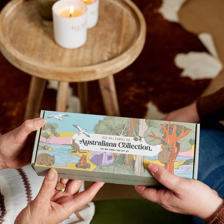 Red Hill Candle Co. - Wholesale Travel candles - Australian Trio Gift Pack of Soy Candles5