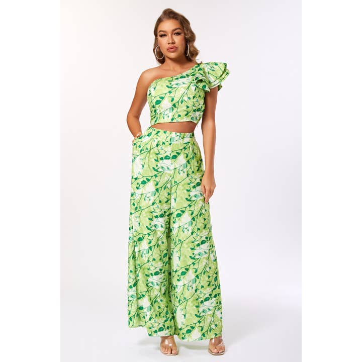 Bedrukte broekenset voor wholesale door Chicways