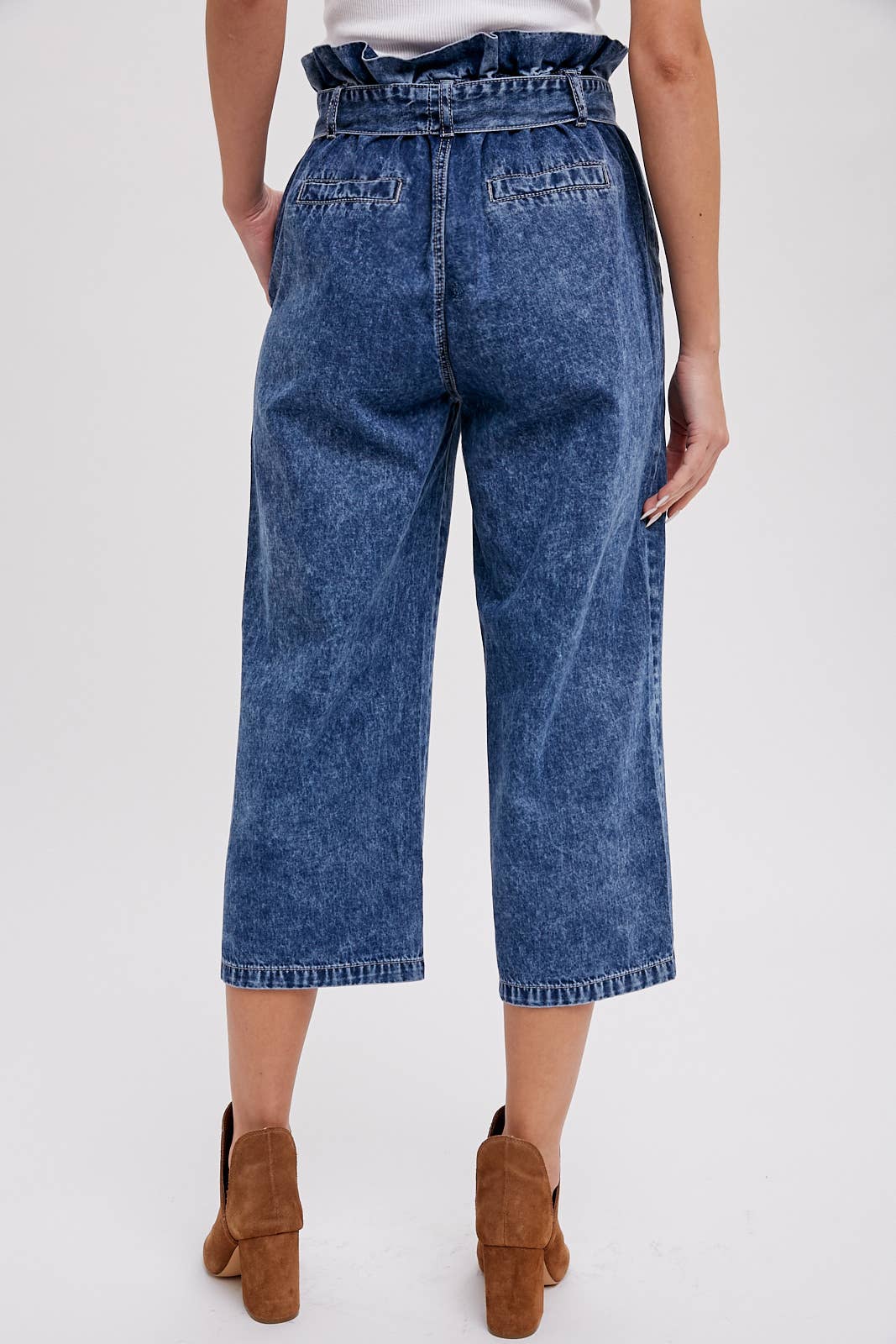 Bluivy - Wholesale Pants - Women's - BELTED PAPERBAG CULOTTES6