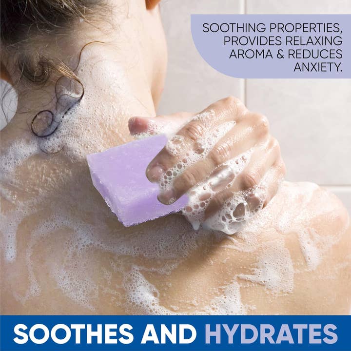 Innovarix – wholesale Bar Soap – Soap Sponge/Scrubber - Lavender 4.2 Oz.3