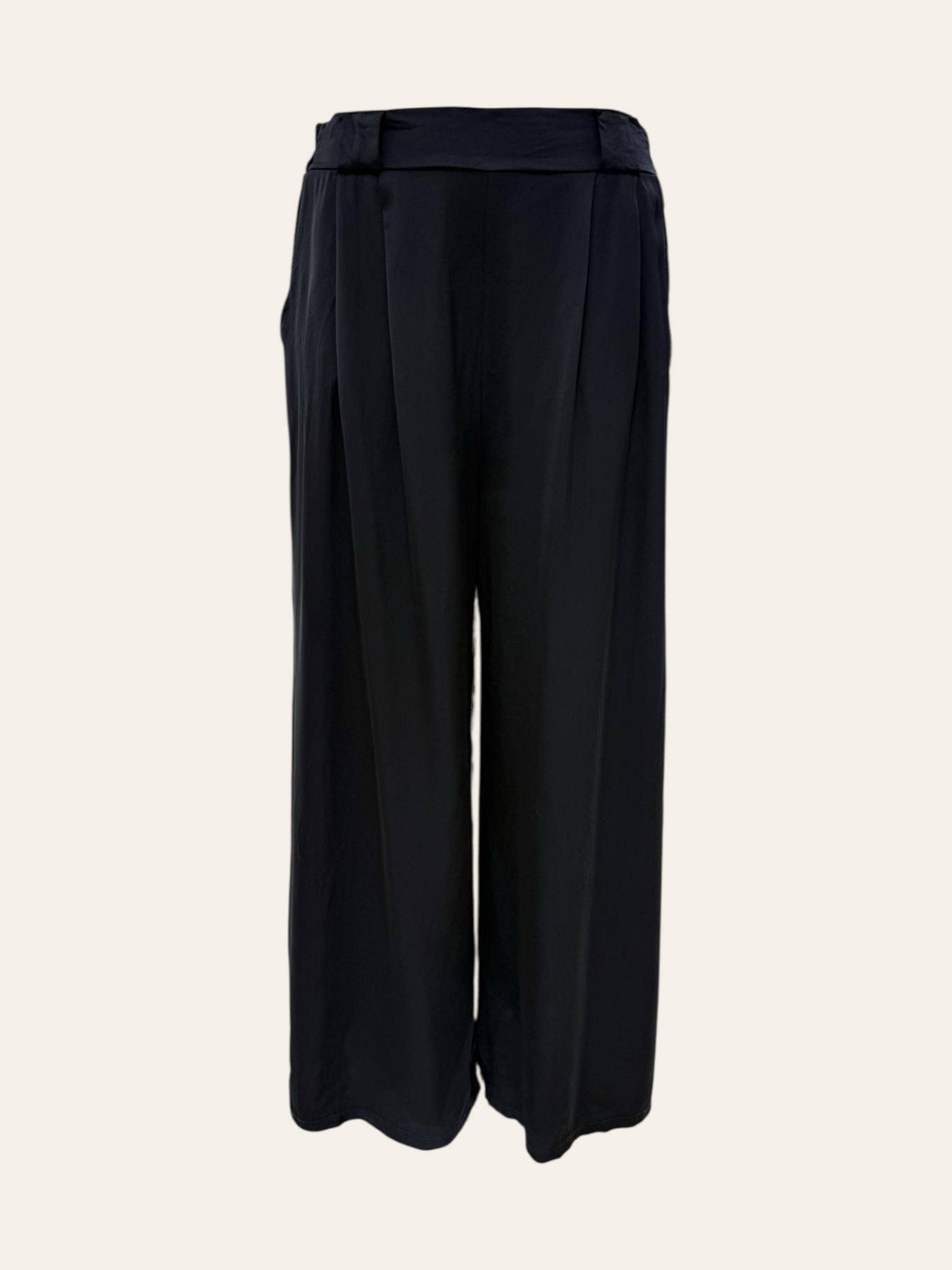 C'MELODIE - Wholesale Pants - Women's - Plus Size - Elegant Pleated Wide-Leg Pants11