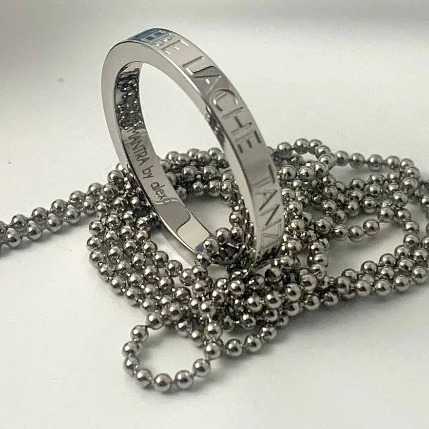 Mein Mantra – Großhandel Band/Stapelring – Mantraring - LEBE LIEBE LACHE TANZE & SINGE2