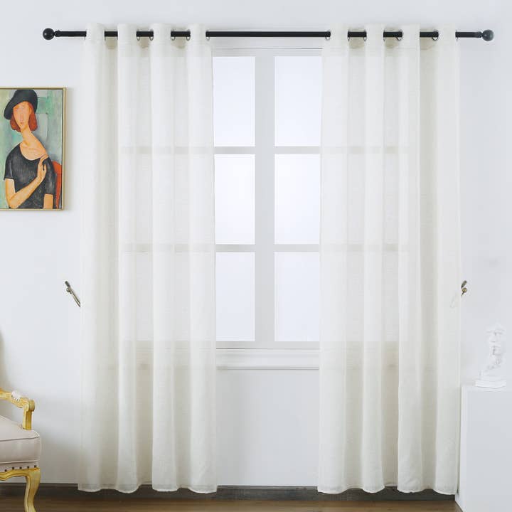 NET LINNEDGARDIN 140*260 for engroshandel hos BOD HOME